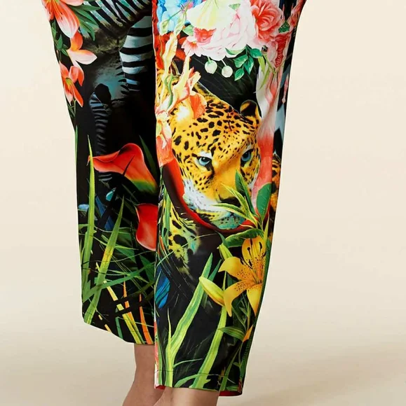 ❤️NEW Plus Size Forest Print Pantsuit - Picture 7 of 8